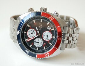 LIGE 8988 TURTLE Red-Blue - pánske luxusné hodinky - 3