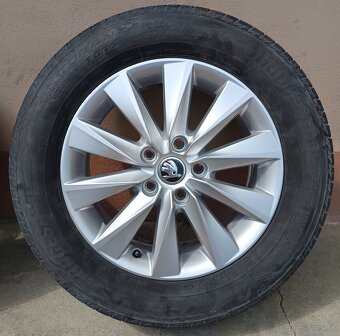 Alu-disky + pneu 5x112 R16 Škoda - 3