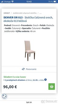Jedalenske stolicky - 3
