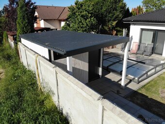 Záhradný domček s terasou 5x2m montáž a dovoz celá SR-ZDARMA - 3