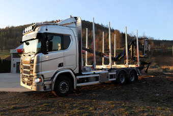 Scania R650 6x4 Lesovoz hydraulicka ruka Palfinger Epsilon - 3