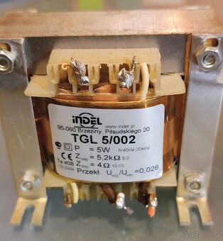 Reproduktorovÿ transformátor Indel - 3