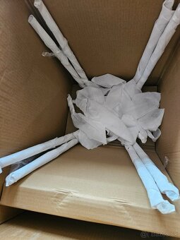 Kuchynská jedálenská stolička JONSTRUP siva/prírodný dub - 3