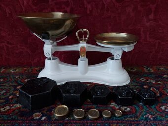 Anglická váha +závažie. - 3