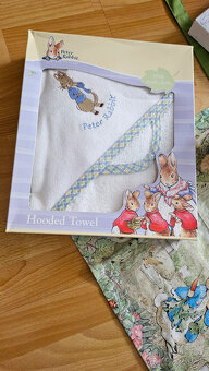 Peter Rabbit 4 ks set, detský uterák, aktivity deka, kuchyns - 3