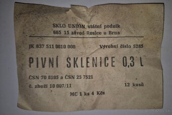 Pivové poháre 0,3l - 3