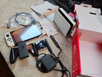 Nintendo Switch OLED + predlžená záruka / Doklad / Púzdro - 3
