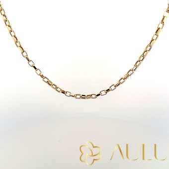🧩 AULU CoreLink | Pánsky zlatý náhrdelník 14K | 55 cm - 3