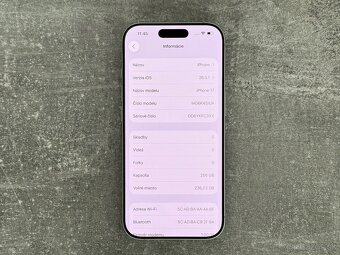 PREDAM/ VYMENIM NOVY IPHONE 17 /OCHRANNE SKLO/ZARUKA 2 ROKY - 3