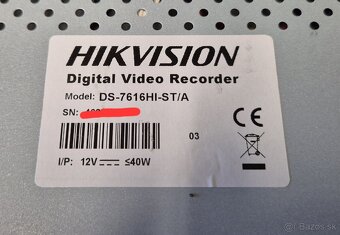 videorekordér, 16xAN + 16xIP, až 5MP, HDM - 3