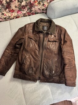 Pánska kožená bunda - 3