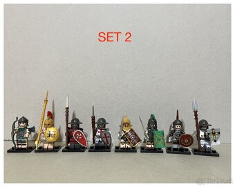 Figúrky Rytieri 2 (8ks) - typ lego, nové, nehrané - 3