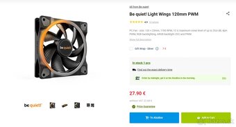 Be Quiet 3x 120mm Rgb Fans - 3