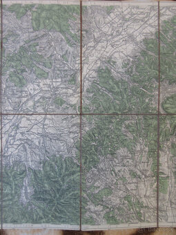 Mapa Trenčín, Beckov, Súča, Dubodiel, Dubnica, Ilava 1935 - 3