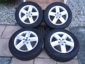 4x obute alu 5x112 R16 J-6.5 ET 38 215/60 r16-stre 57.1-66.6 - 3