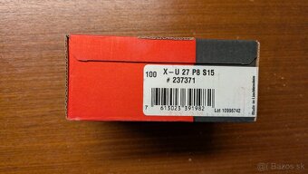 Nastreľovacie klince s podložkou Hilti X-U 27 P8 S15 - 3