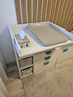 Prebaľovací stôl IKEA s kvalitnou podložkou - 3