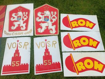 CSSR znaky retro plastove plakaty - 3