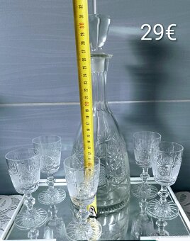 Krištáľová karafa, džbán - 3