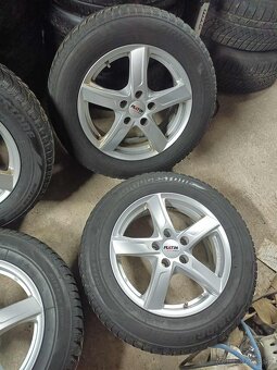❄️zimné 4ks alu disky 5x112 r16 pneu 215/60 r16 - 3
