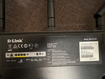 ADSL+ router, switch, WiFi DLINK, Netgear - 3