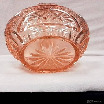 Retro sklo labute,košíky - 3