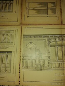 Staré návrhy interiérov. - 3