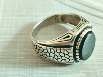 Pansky strieborny pecatny prsten 925/1000 - 3