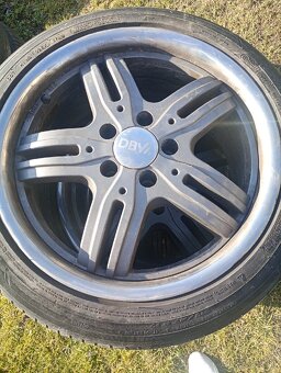 Predám R17 letné pneumatiky 5x112 - 3