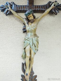 Drevený kríž rozmery 102 x 51 cm - 3