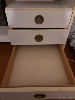 Biely písací stôl - 3