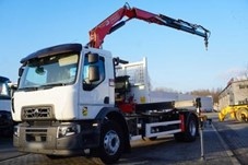 0124 Renault C320 P - 4x2 – Valník + HR-FASSI – EURO 6  - 3