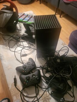 XBox 364 series,playstation 2 ,hry ,volant z pedalami - 3