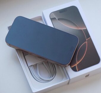 iPhone 16 Pro Desert Titanium BATERIE 100% TOP - 3