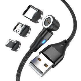 Magnetický USB kábel 3v1 - 3