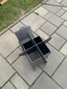 Skladacia turbo raketová pec na záhradu - 3