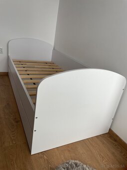 Posteľ 90x200, s prísteľkou - 3