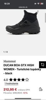 Mammut DUCAN BOA GTX HIGH WOMEN - Turistické topánky - 38 ve - 3
