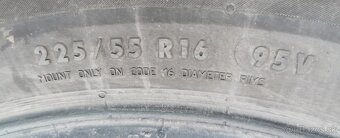 225/55 r16 letne pneu 6mm rok 2022 - 3