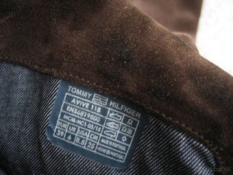 HILFIGER hnedé kožené dámske čižmy v.39 - 3
