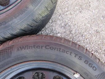 Zimné pneu - Continental Winter 205 55R16 plechy VW - 50 € - 3