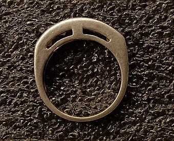 Strieborný prsteň so zaffirom - 3