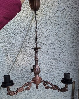 Starý medený luster - 3