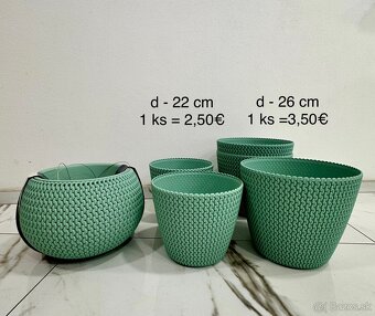 Plastové kvetináče na predaj - 3