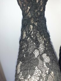 La Pierre šaty s čipkovaným rukávom - 3
