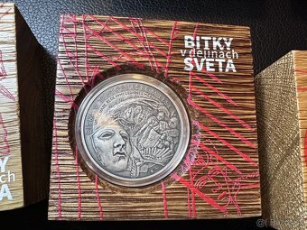 STRIEBORNÁ MINCA Bitky v dejinách sveta (Kremnica) - 3