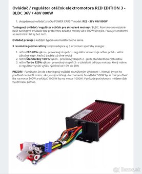 Predám riadiacu jednotku na elektrický skúter. - 3