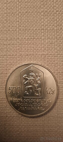 Predám (vymením) čs. striebornú mincu - 500 Kčs Josef Lada - 3