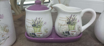 Porcelánový set - levanduľa - 3
