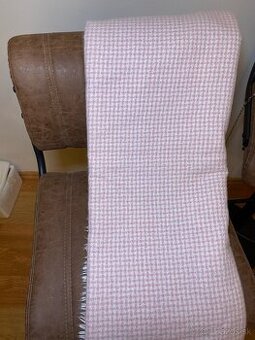 Ružový pletený šál – Sinsay, one size - 3